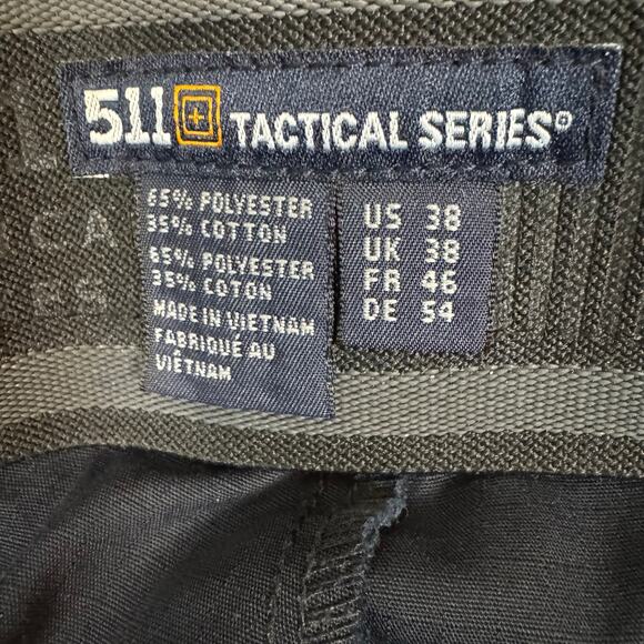 5.11 Men's Size 38 Tactical Taclite PDU Class A Pants Regular Fit 74370 Midnight - Picture 9 of 11